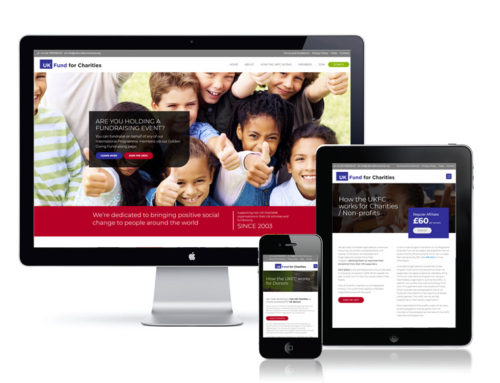 UK Fund For Charities website design and development